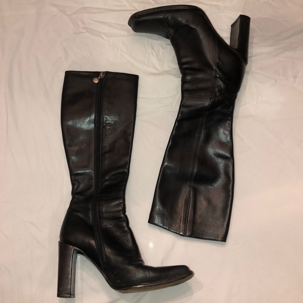Gianni Bravo Black leather boots